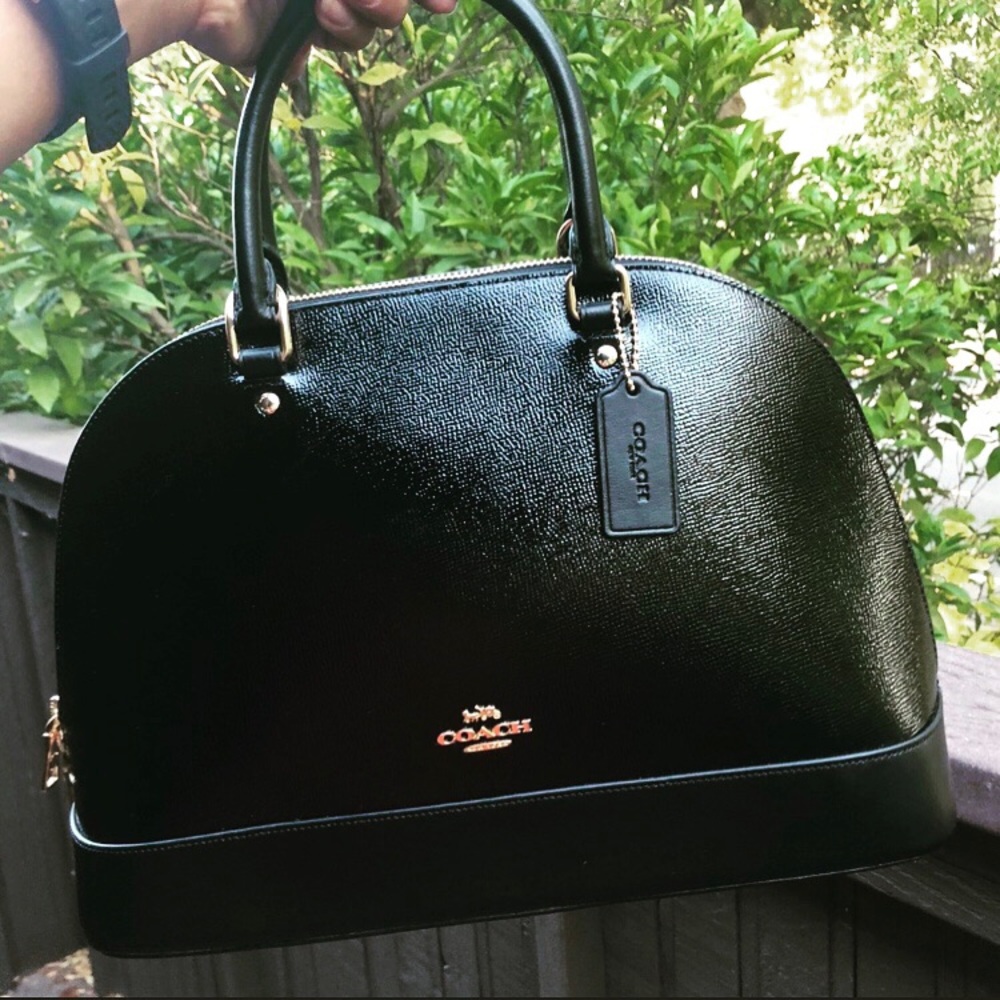 SOLD Coach Satchel Crossgrain Leather Crossbody
